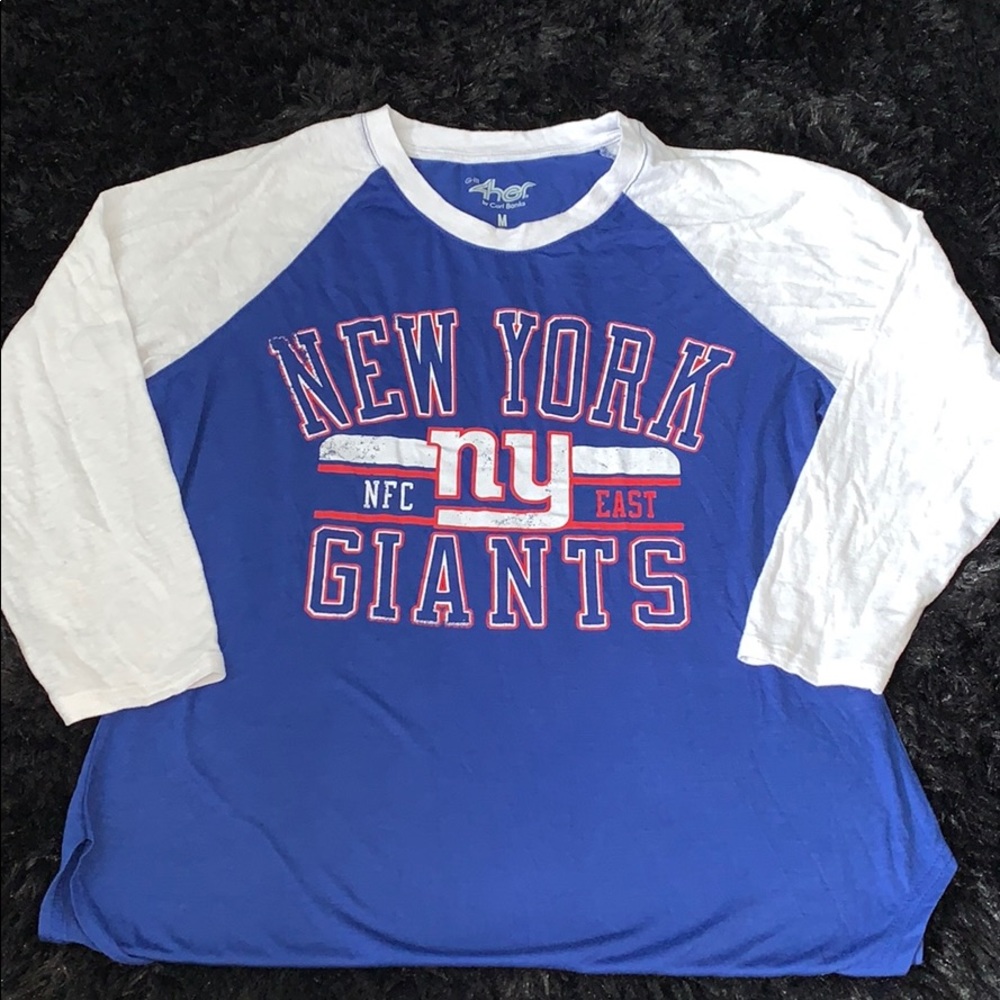 NY Giants 3/4 sleeve